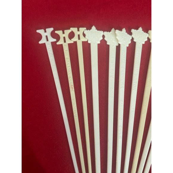 Hilton Hotel Vintage Lot Of 10 Various Swizzle Sticks‎ - Picture 3 of 10